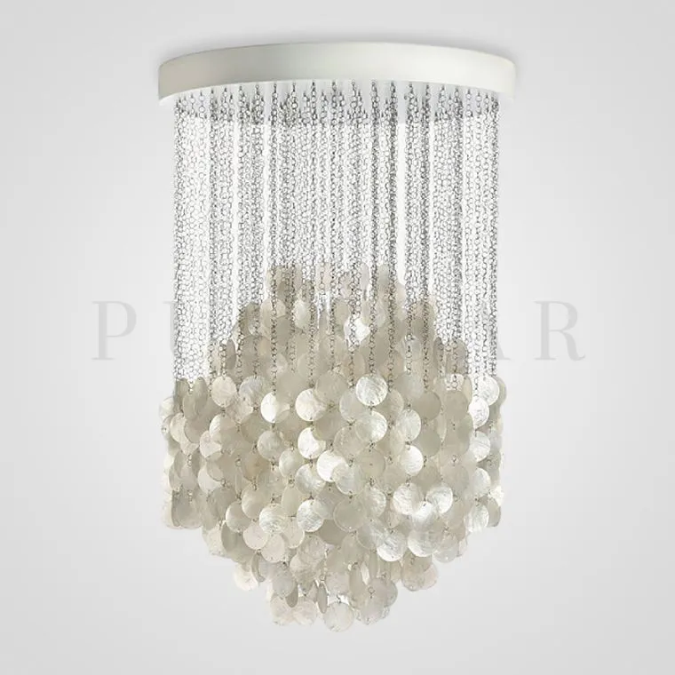 Как установить подвесной светильник - белая подвесная люстра