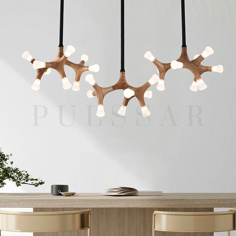 Люстры для кухни в интерьере фото — минималистичная подвесная модель в скандинавском стиле