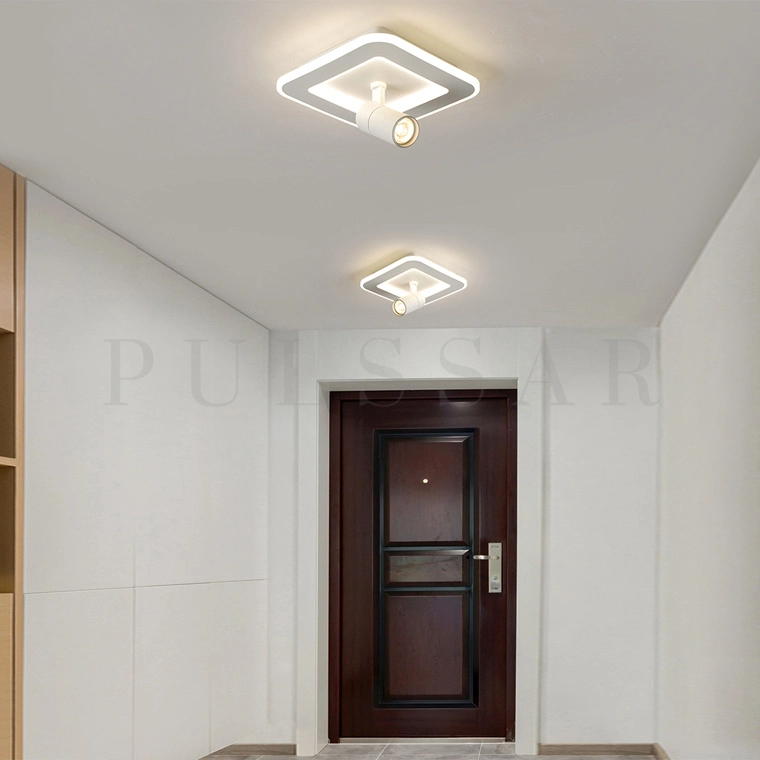 Потолочное освещение в прихожей — компактный точечный светильник ETEL B для низких потолков