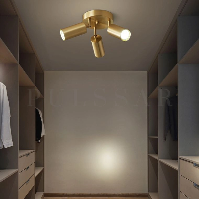 Освещение в коридоре прихожей — встраиваемый точечный светильник HALLER для натяжного потолка