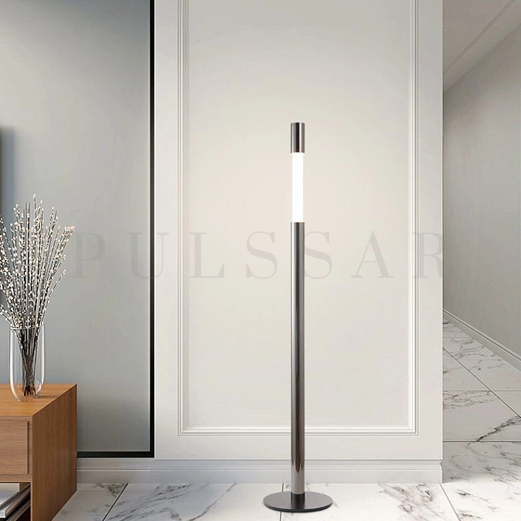 Хай тек освещение: дизайнерский торшер для зоны отдыха в гостиной Хай тек освещение — напольный торшер со светодиодной лампой