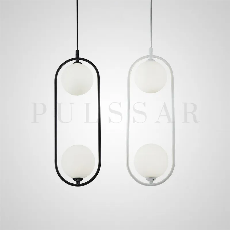Подвесной светильник HOOP DUO BW