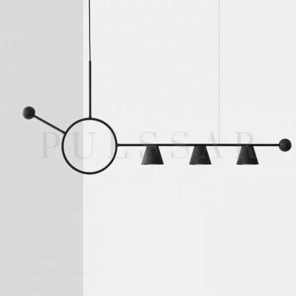 Реечная люстра HEDVIG