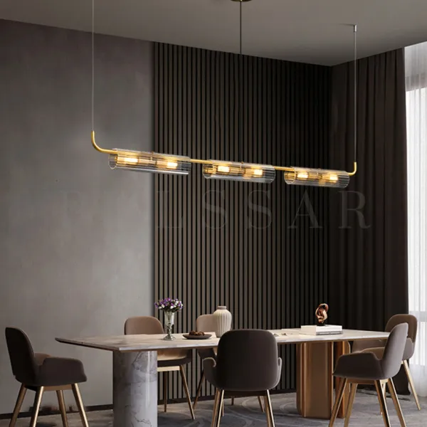 Реечная люстра LUCINA LONG