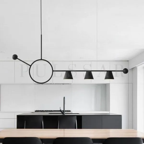 Реечная люстра HEDVIG