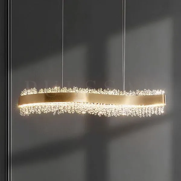 Реечная люстра LUSINE