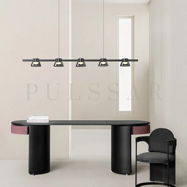 Реечная люстра HILDFRID L