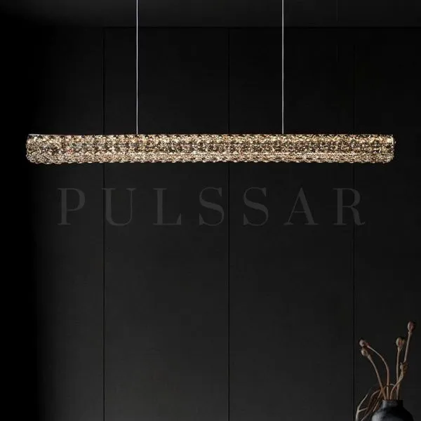 Реечная люстра ALEF LONG