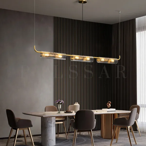 Реечная люстра LUCINA LONG