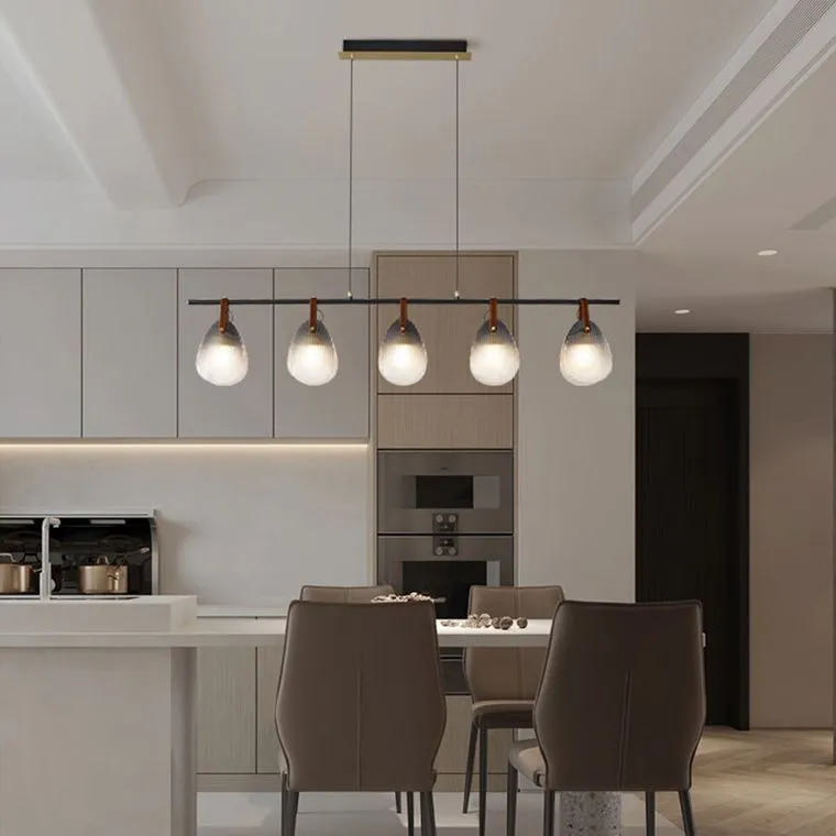 Реечная люстра CONCH L