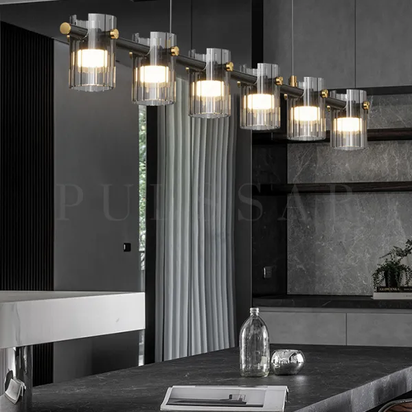 Реечная люстра PILLAR LONG