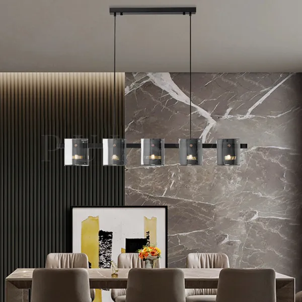 Реечная люстра JANICE LONG