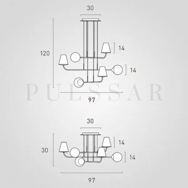 Подвесная люстра MONIKA