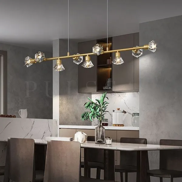 Реечная люстра KENDRA