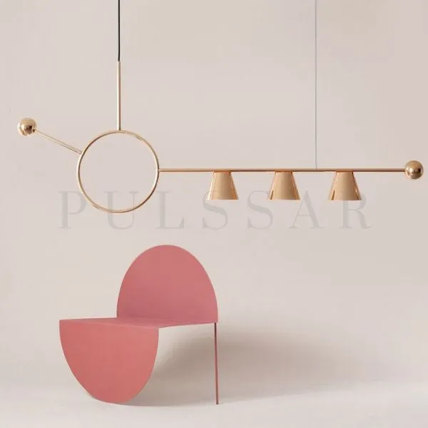 Реечная люстра HEDVIG