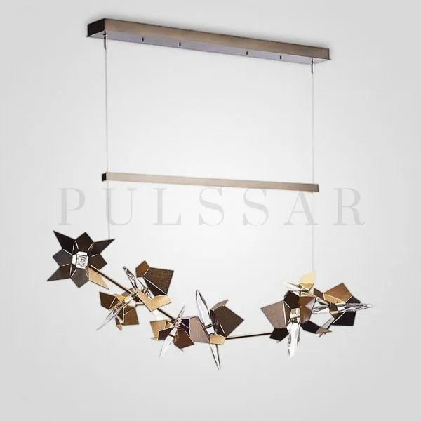 Реечная люстра BERGAMO