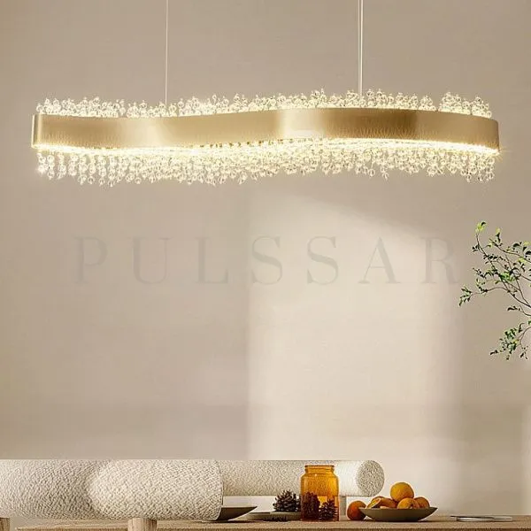 Реечная люстра LUSINE