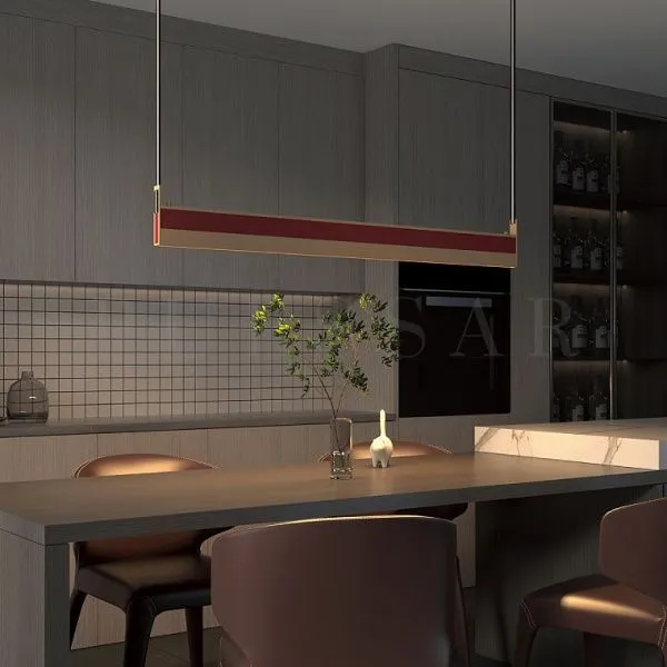 Реечная люстра MERE