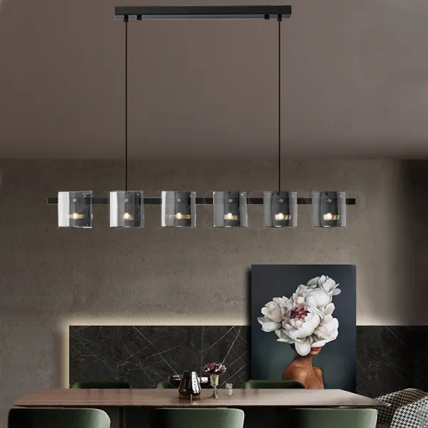 Реечная люстра JANICE LONG