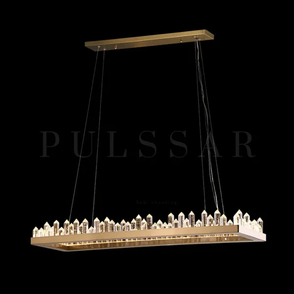 Реечная люстра QUARTZ LUX LONG