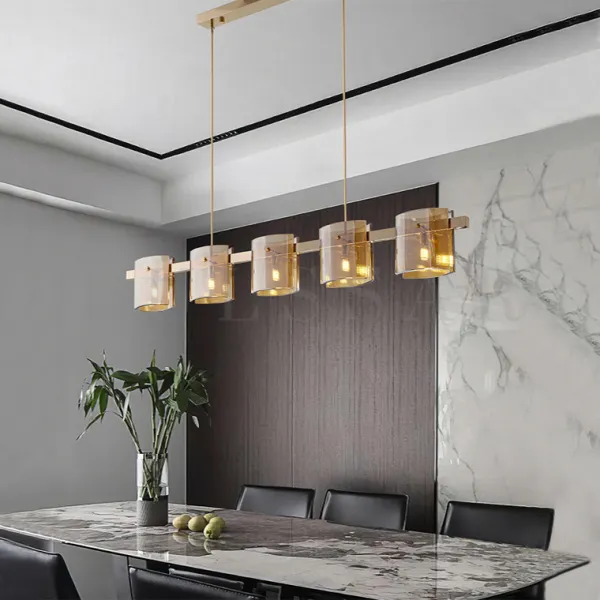 Реечная люстра JANICE LONG