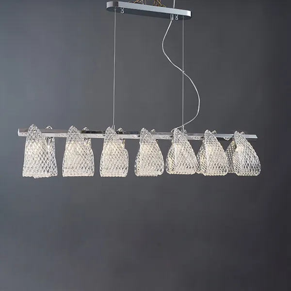 Реечная люстра MIRABELLE LONG