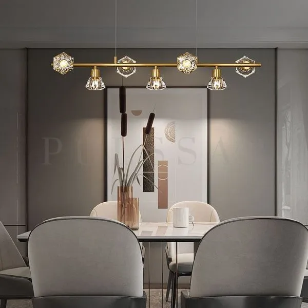 Реечная люстра KENDRA