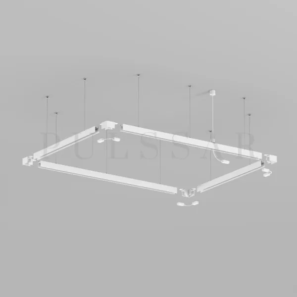 Подвод питания для подвесного монтажа трека SMART BASE TR2124-WH