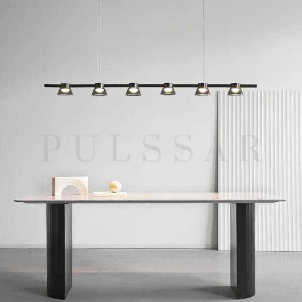 Реечная люстра HILDFRID L