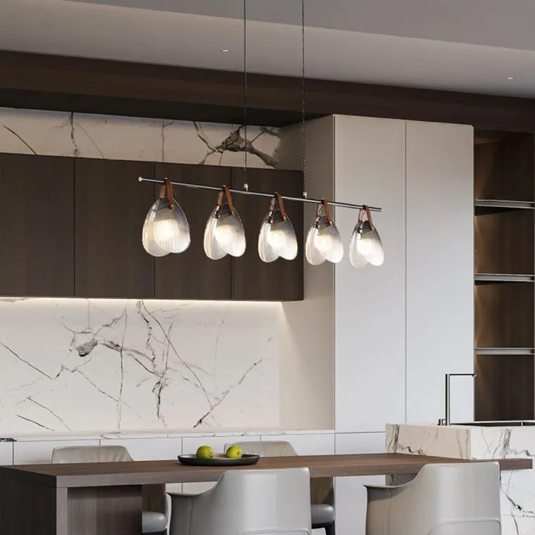 Реечная люстра CONCH L