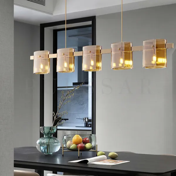 Реечная люстра JANICE LONG