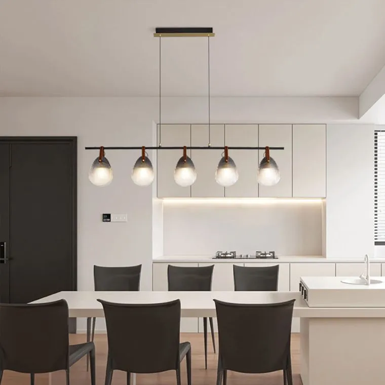 Реечная люстра CONCH L