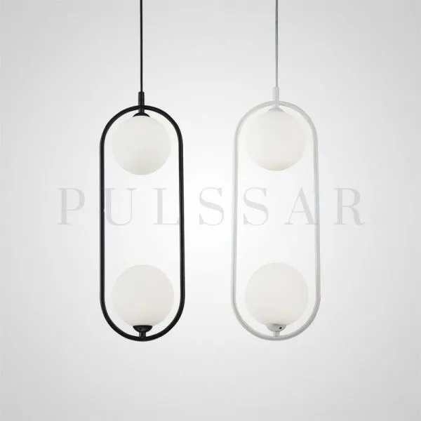 Подвесной светильник HOOP DUO BW