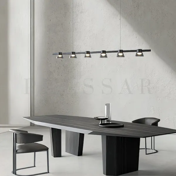 Реечная люстра HILDFRID L