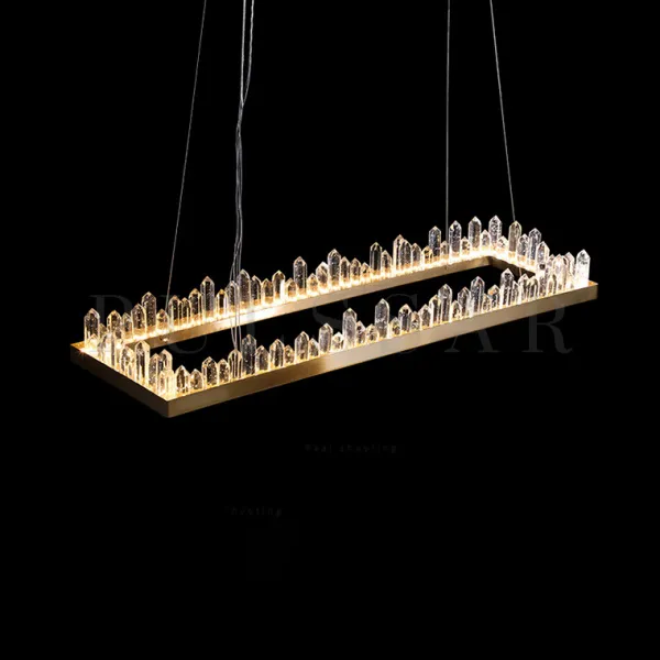 Реечная люстра QUARTZ LUX LONG