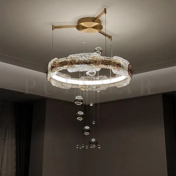 Кольцевая люстра BOLERO CH BUBBLE