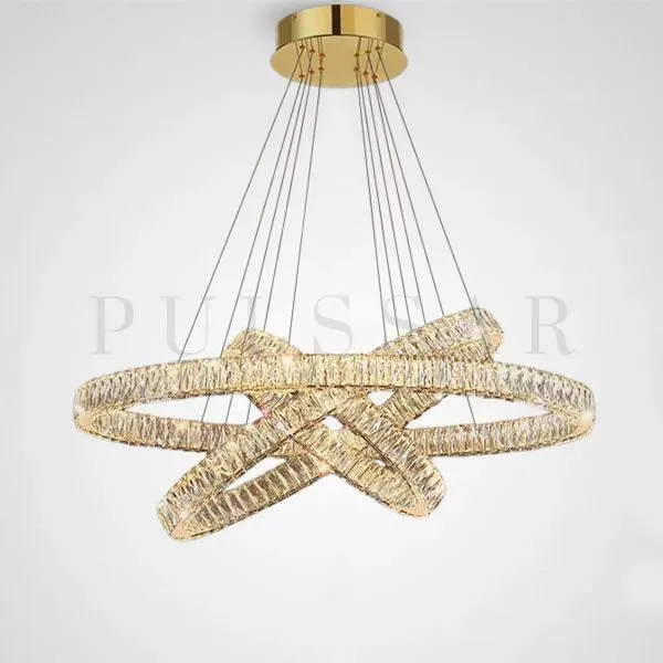 Кольцевая светодиодная люстра BERTOLDA B LUX для гостиной и спальни