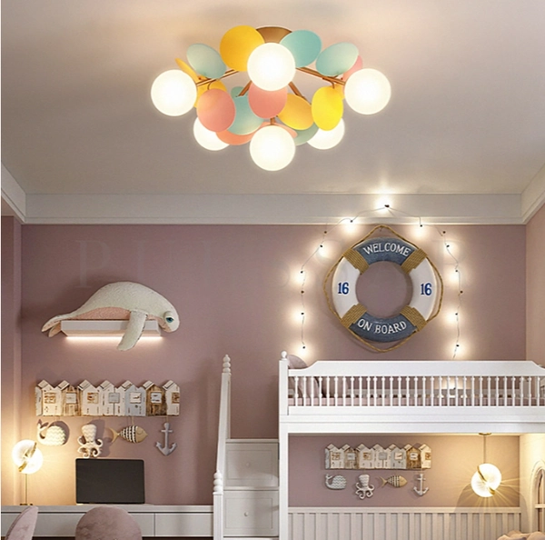 Модный светильник MATISSE C: стильный дизайн и безопасное освещение для детской Дизайнерские люстры в детскую: топ-10 тренды 2025-2026