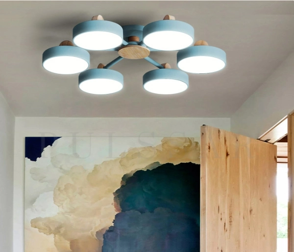 Минималистичная потолочная люстра - модный тренд 2026 в дизайне интерьера детских комнат Дизайнерские люстры в детскую: топ-10 тренды 2025-2026