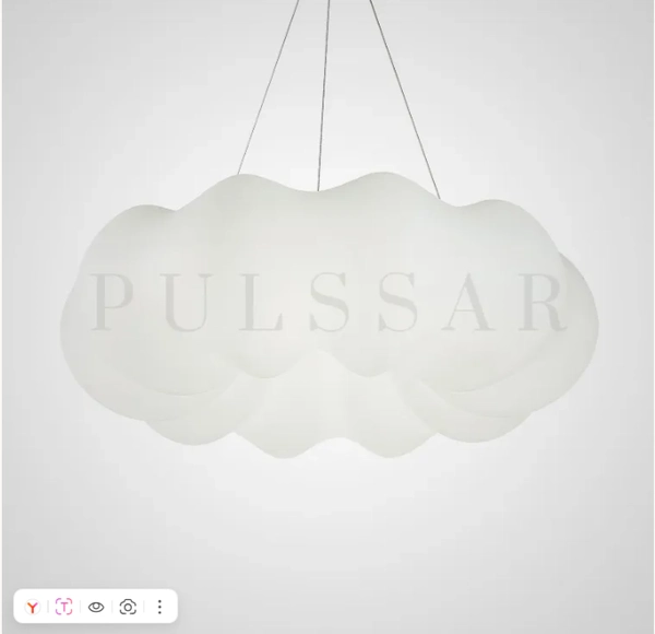 Люстра-облако для создания атмосферы спокойствия в детской спальне Дизайнерские люстры в детскую: топ-10 тренды 2025-2026