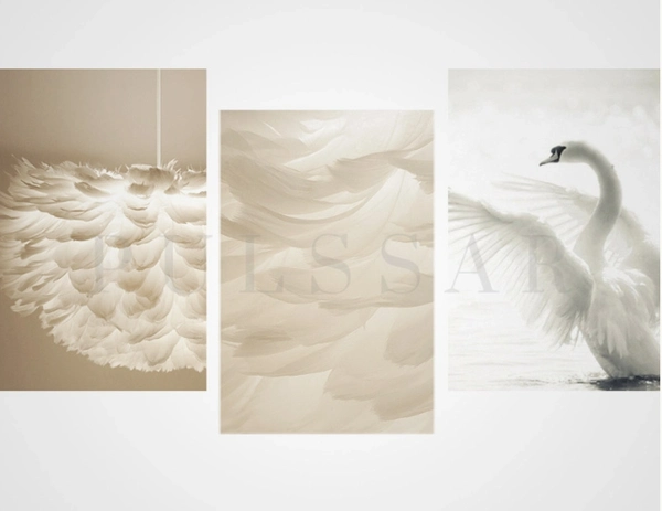 Подвесная люстра в виде цветка из натуральных перьев для детской комнаты Дизайнерские люстры в детскую: топ-10 тренды 2025-2026