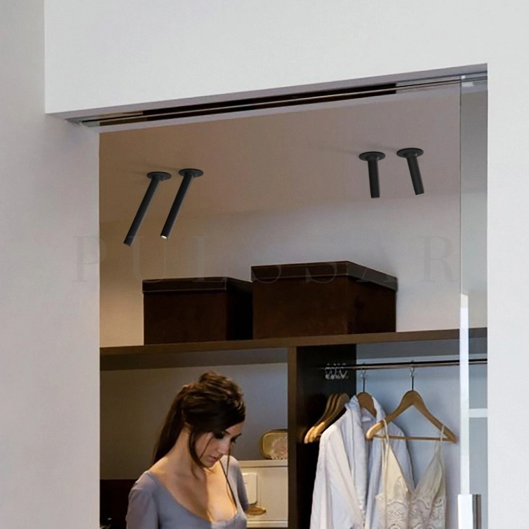 Как расположить точечные светильники в спальне: схема и примеры Точечное освещение в спальне: светильник Stang для подвесного потолка