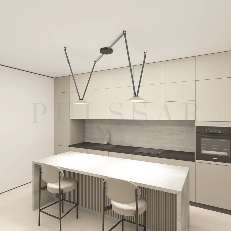 Установка трекового освещения на бетонное основание: вариант монтажа Трековые светильники на бетонном потолке в стиле лофт