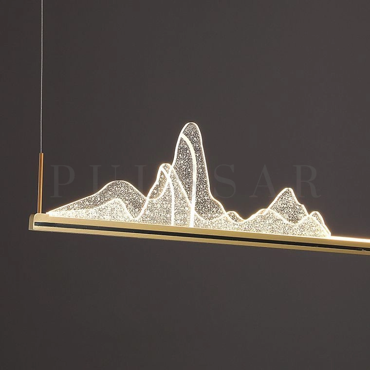 Реечная люстра SEVER