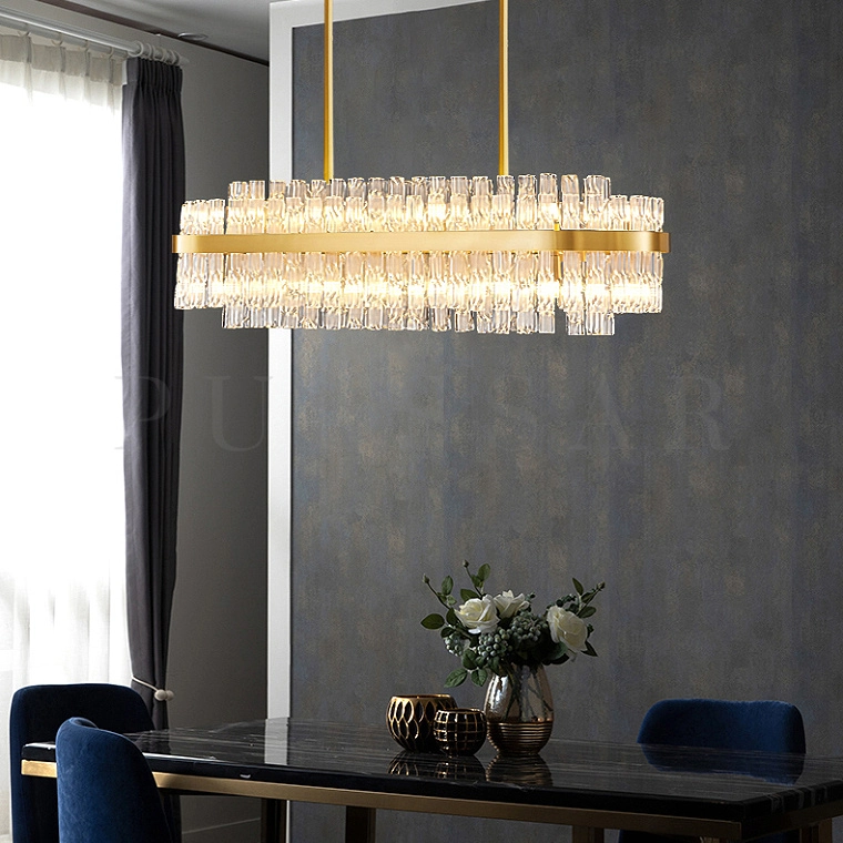 Реечная люстра PONTIAN LONG