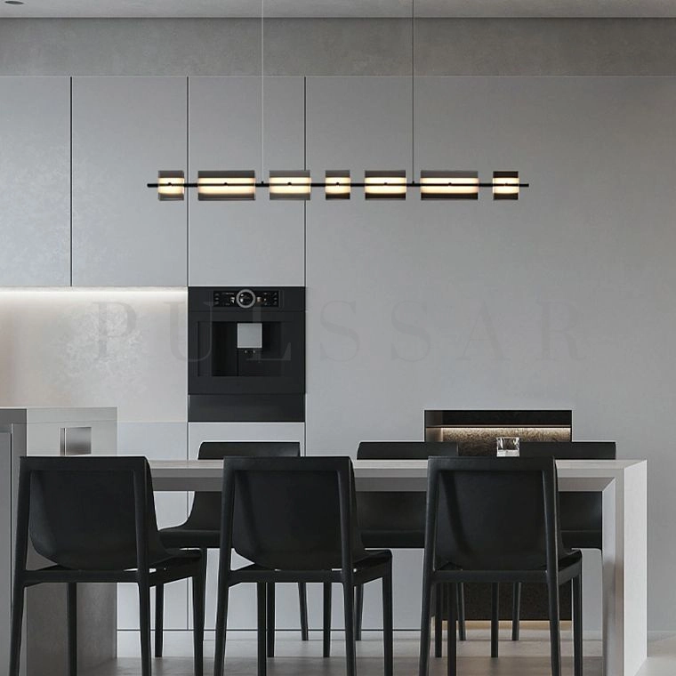 Реечная люстра BRIAND LONG