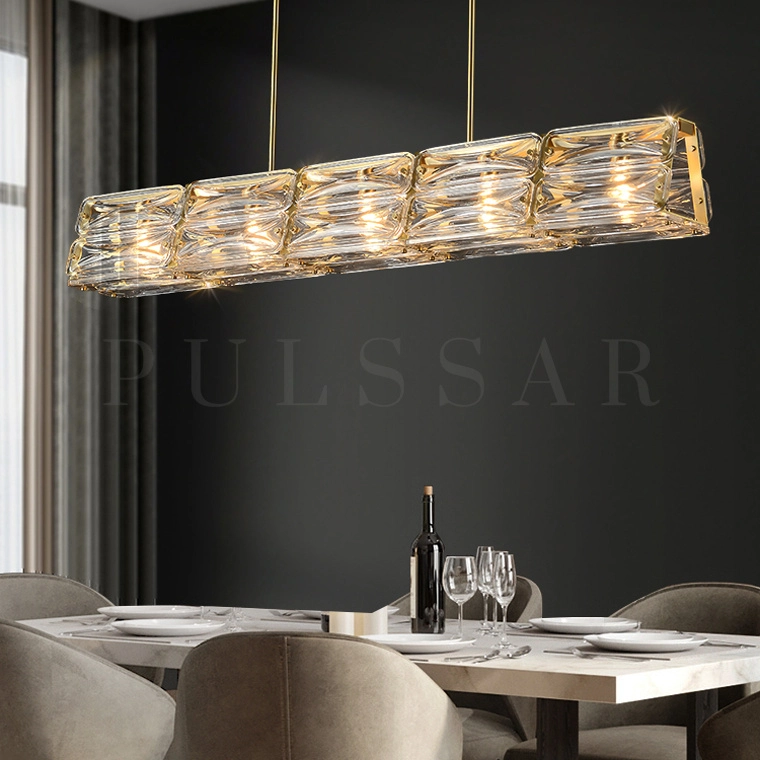 Реечная люстра SARIA LONG