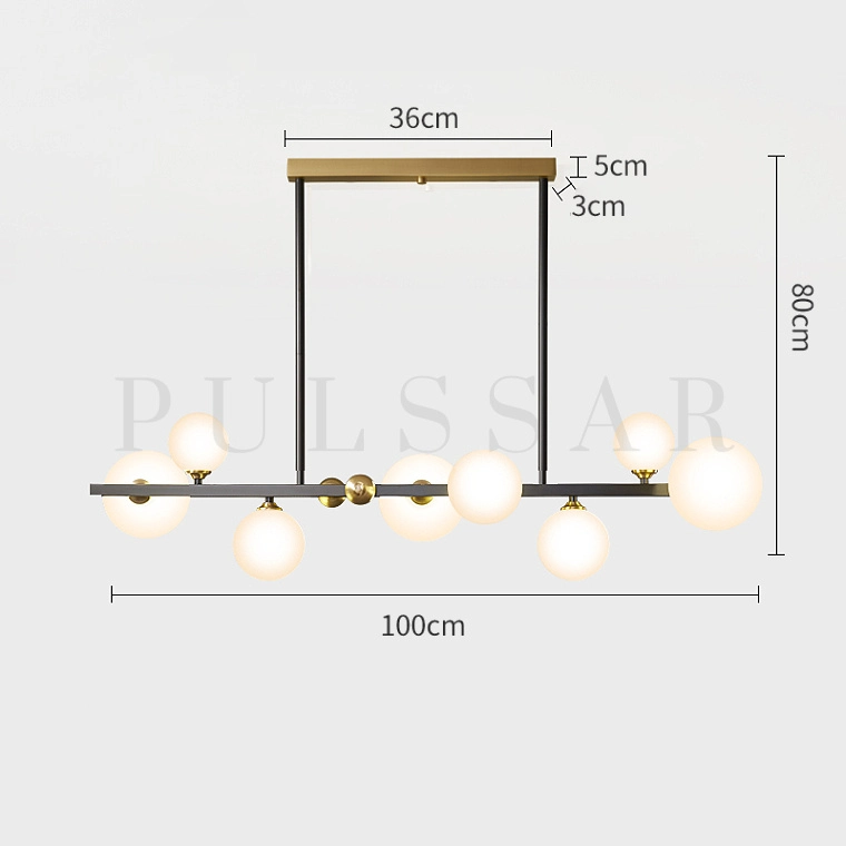Реечная люстра MARENS