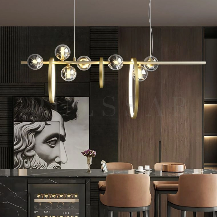 Реечная люстра NILMA