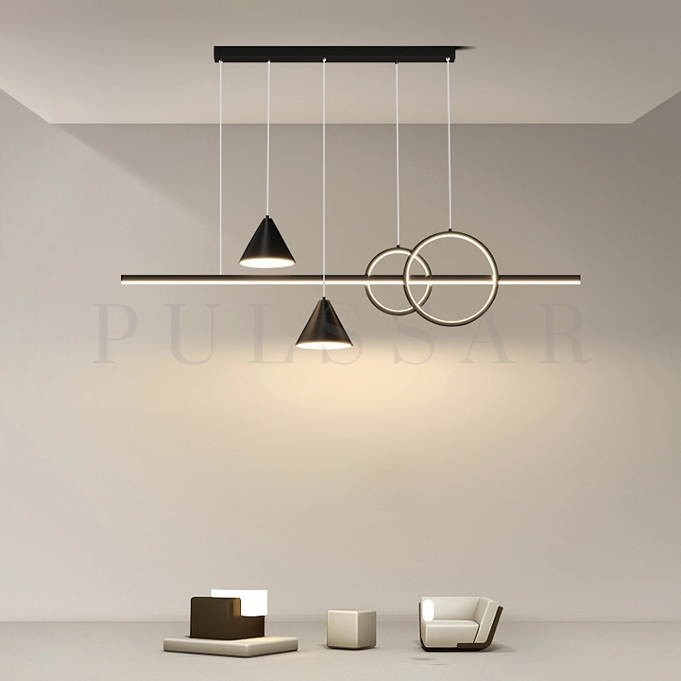 Реечная люстра GISBERT LONG